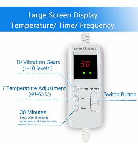 Cinturón Adelgazante Eléctrico Con Vibración Y Masaje 10 Mod