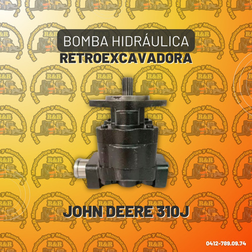 Bomba Hidráulica Retroexcavadora John Deere 310j