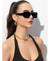 Comprar Pack 3 Lentes De Sol De Dama Cuadrados De Moda Aesthetic
