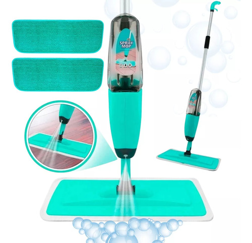 Mop Spray Com Reservatório Acompanha Refil + 2 Refis