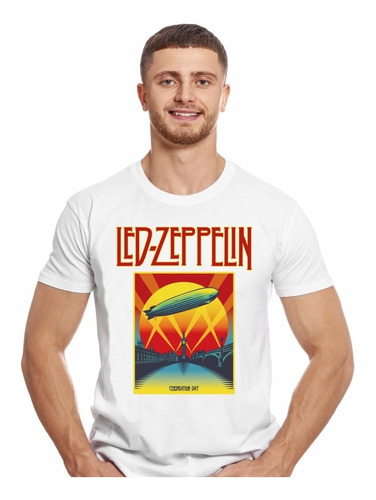 Polera Led Zeppelin Celebration Day Rock Impresión Directa