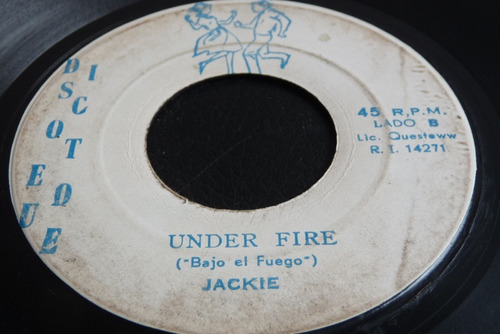 Jch- Jackie Under Fire 45 Rpm