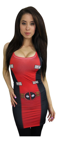 Traje De Tanque De Estiramiento Sublimado Deadpool Costume