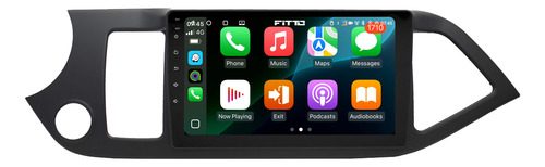 Multimidia Kia Picanto 13/18 9p Android 14 2gb 64gb Carplay
