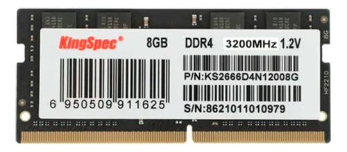 Memoria Ram Kingspec 8gb 3200mhz Ddr4 Sodimm Notebook