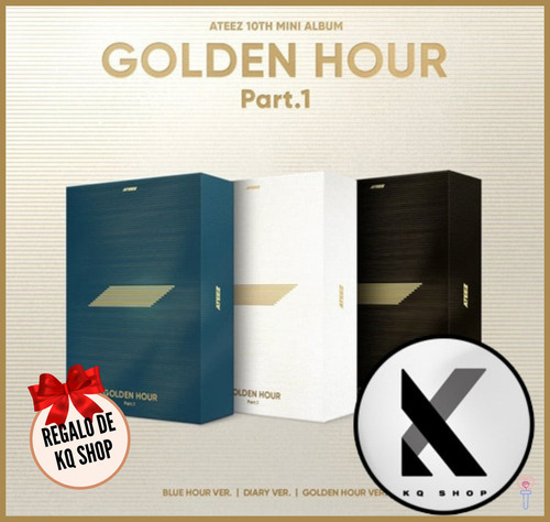 Ateez - 10th Mini Album Golden Hour Part. 1 ( Set ) Original