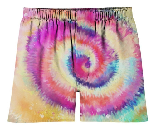 Cueca Samba Canção Tie Dye Hippie Tumblr Psicodelico Verão