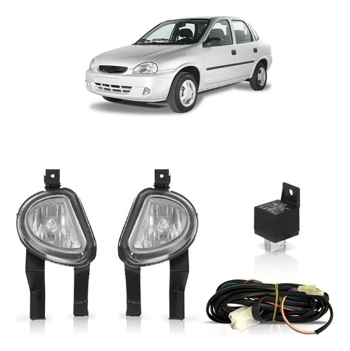 Kit Farol De Milha Corsa 2002 2001 2000 Classic 2003 A 2010