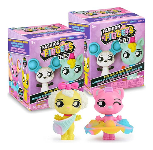 Fashion Fidgets Mascotas Coleccionables Niñas Juguetes Moda