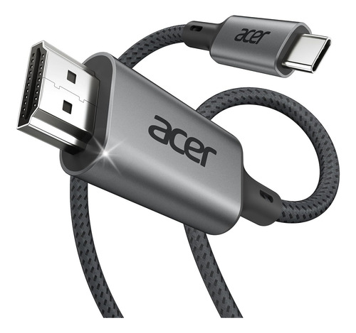 Cable Usb-c A Hdmi 4k 60hz Para Tv, Monitor O Proyector Negro