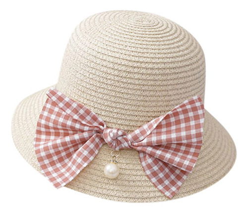 Sombreros De Protección Solar De Playa Bowknot De Verano Par
