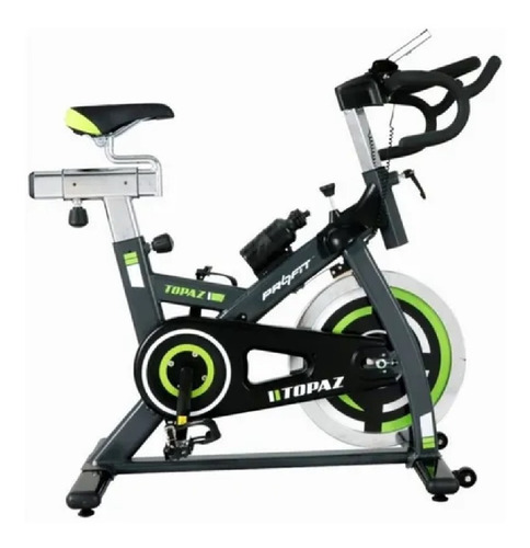 Imagen 3 de 3 de Bicicleta Estatica De Spinning Topaz Volante De 18kg