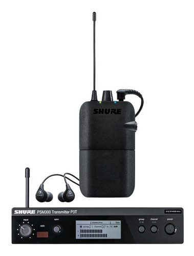 Shure P3tarr112 Sistema Inalámbrico In-ear Uhf Psm 300 Se112