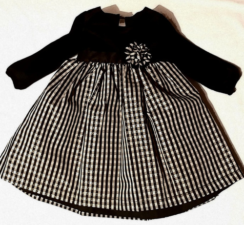 Vestido Para Niña Talla 1 Color Negro Melly Johari Mdl 3755