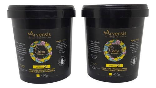 Kit Arvensis Cachos Mascara 2x1 Noo Poo 450g 2 Unidades