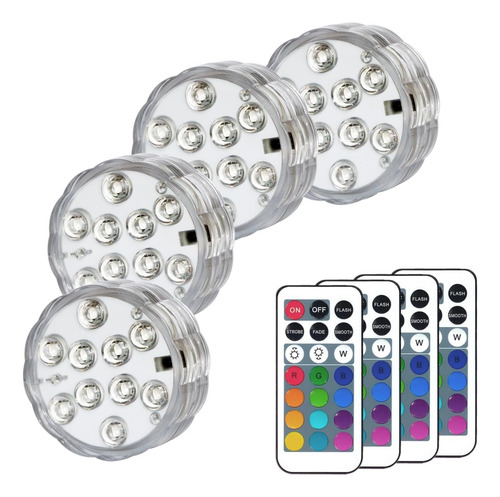 Luces Led Sumergibles Control Remoto, Luces Led Sumergi...
