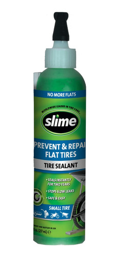 Sellador Slime 8oz (237ml) Para Rueda Sin Camara Moto Mtb 