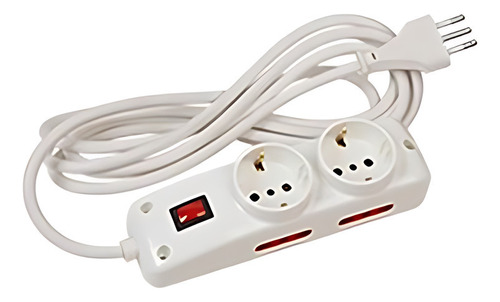 Electricidad | Alargue 2 X Schuko + 4 X 3enl / Cable 3 Mts |