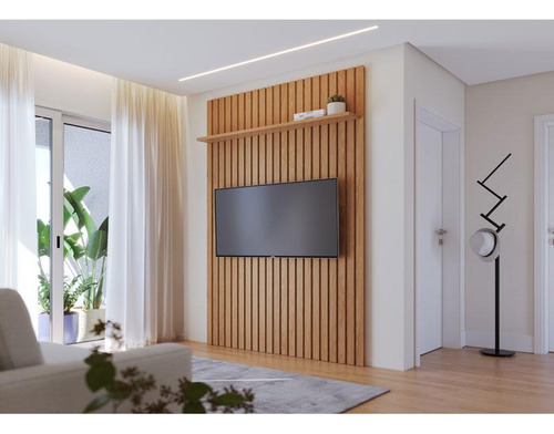 Painel Home Suspenso Ripado Ambiente Niágara 2500 Mm Freijó