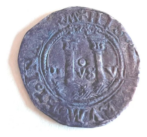 1 Un Real Carlos Y Juana De Plata (1548 - 1556)