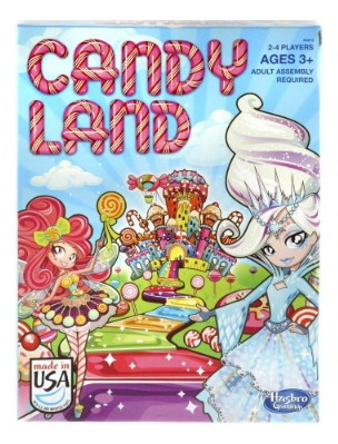 Jogo De Tabuleiro Candy Land Novo Hasbro Gaming - A4813