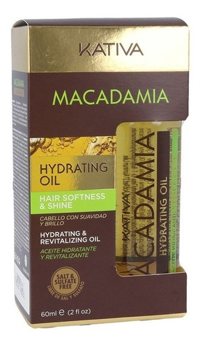 Aceite Hidratante Kativa Macadamia Revi - mL a $908