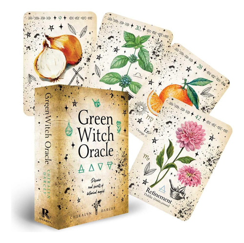 Libro: Green Witch Oracle Cards: Discover Real Secrets Of Na