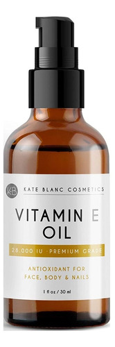 Kate Blanc Cosmetics Aceite De Vitamina E Para Piel Y Cara (