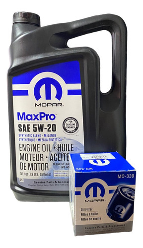 Kit Mantencion Aceite Filtro 5w20 Jeep Patriot 2.0 2.4