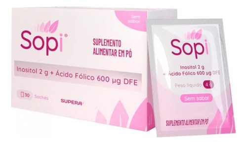 Supera Sopi Com 30 Sachês 4Gr Caixa