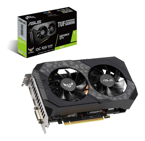 Placa de video Nvidia Asus  TUF Gaming GeForce GTX 16 Series GTX 1660 TUF-GTX1660-O6G-GAMING OC Edition 6GB