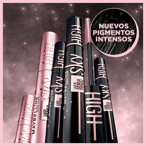 Imagen 5 de 7 de Kit Maybelline: Sky High Cosmic + Labial Vinyl Ink Cheeky
