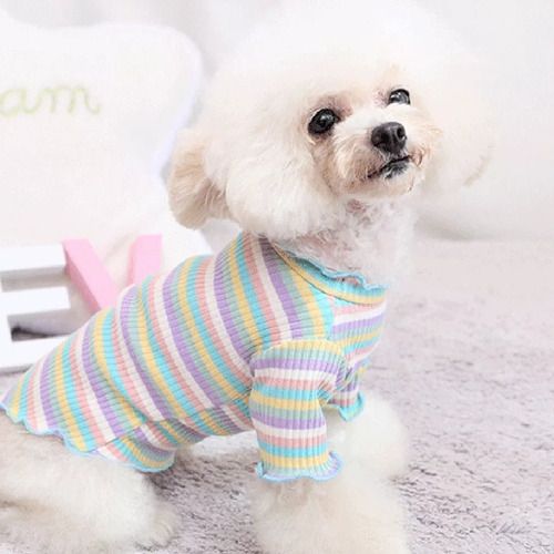 Roupa Para Cachorros Gato Pequenos Pet Leve Verão Malha