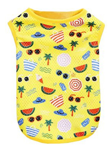 Chaleco Refrescante De Malla Para Perros (y-xl) Con Estampad