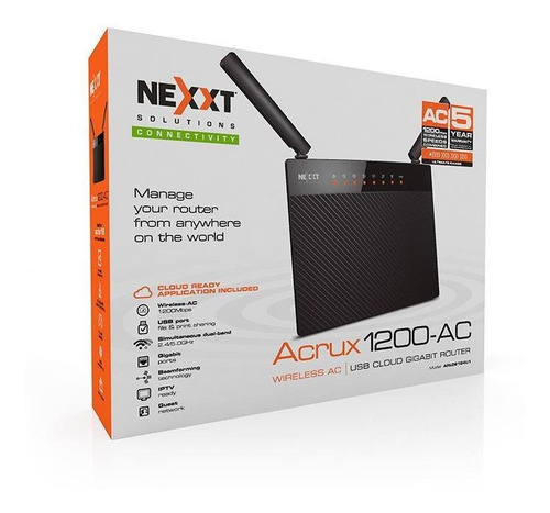 Imagen 5 de 9 de Router Inalámbrico-ac De Doble Banda Con Usb 1200mbps Acrux1