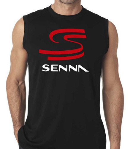 Remera Ayrton Senna Musculosa 100% Algodón Calidad Premium