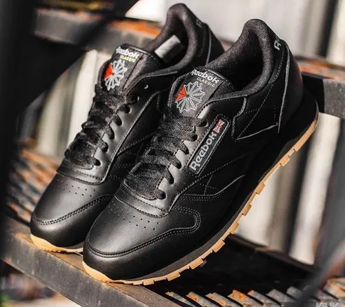 Reebok Clasicas Negras Hombre Bota 📦