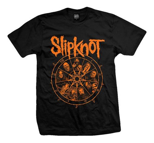 Remera Slipknot Naranja Excelente Calidad 