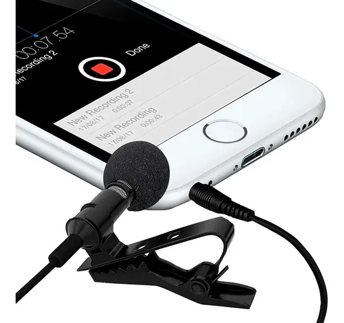 comprar Micrófono Solapa Clip Lavalier Celular Calidad Profesional F