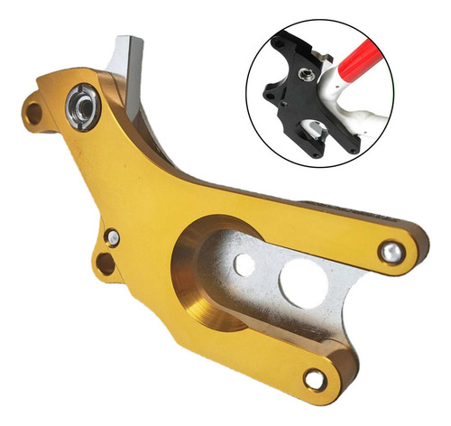 Soporte De Freno De Disco Duradero, Convertidor De Dorado