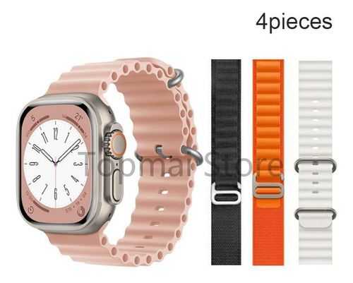 Set De Correas Para Apple Watch Iwatch Ultra Ocean Alpine Ba