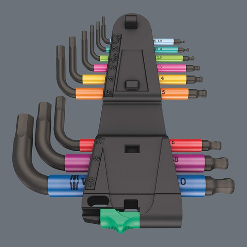 Wera Juego Llaves Allen Hex-plus Multicolor Hexagonales Sm