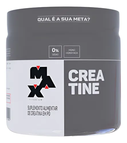 Creatina 300 Gr - Max Titanium Sabor Sem sabor