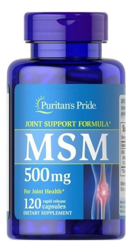 Msm 500mg Azufre Americano Puro 