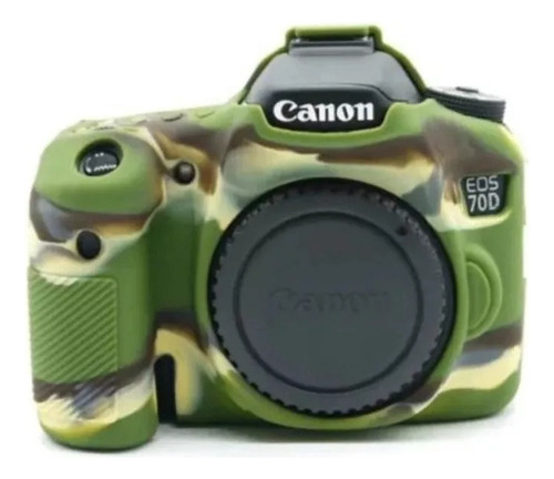 Funda De Silicona Suave Para Cámara Canon Eos 70d