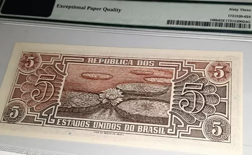 BRAZIL-BANCO CENTRAL DO BRASIL 50,000 CINQUENT MIL CRUZEIROS *9751A PAPER  MONEY