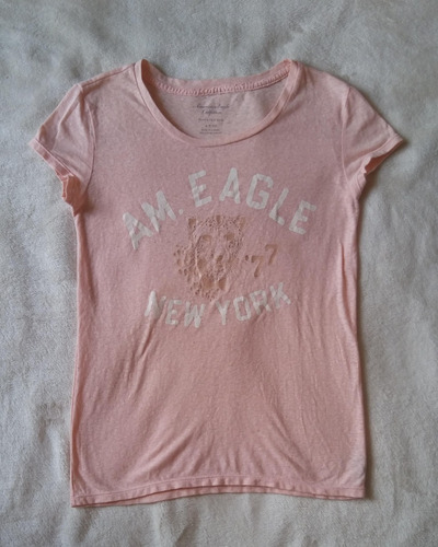 Limpia De Closet - Playera American Eagle Seminueva Rosa S