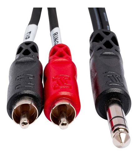 Hosa Technology Trs203 Cabo Insert P10 Estéreo X Dual Rca 3m