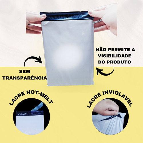 Envelope De Segurança 19x25 Com Plástico Bolha - 500pçs