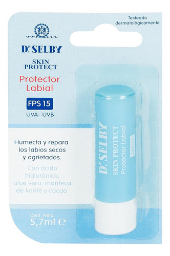 Protector Labial Dr. Selby® Skin Protect | Humecta Y Repara Tipo De Piel Todo Tipo De Piel